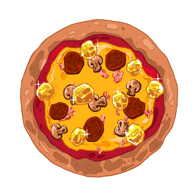 leonardo funky pizza